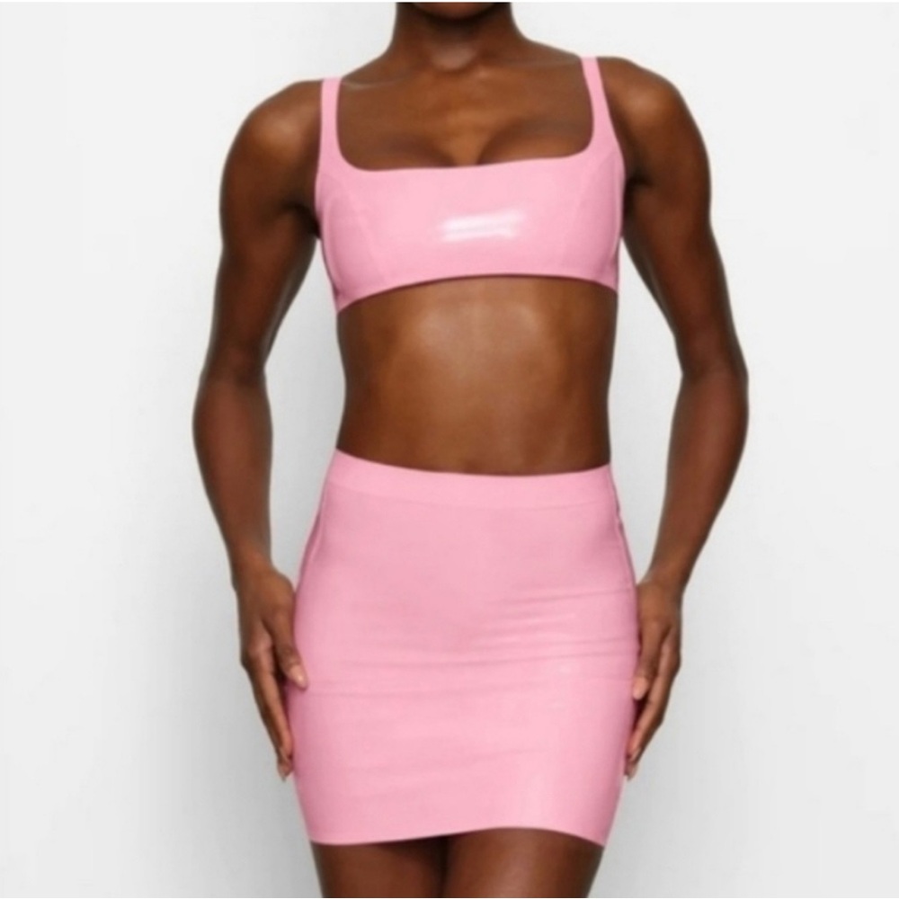 Rare skims latex bralette